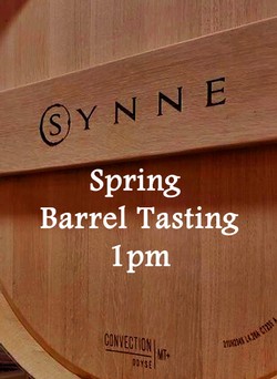 1pm Spring Barrel Tasting 4/13/2024