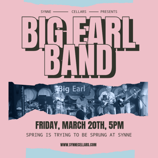 Big Earl Band Live at Synne Cellars March 20, 2026