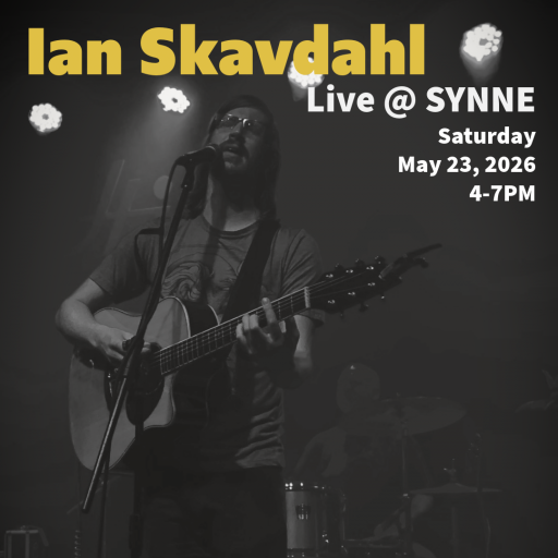 Live Music at Synne Cellars on May 23, 2026 at 4pm with Ian Skavdahl