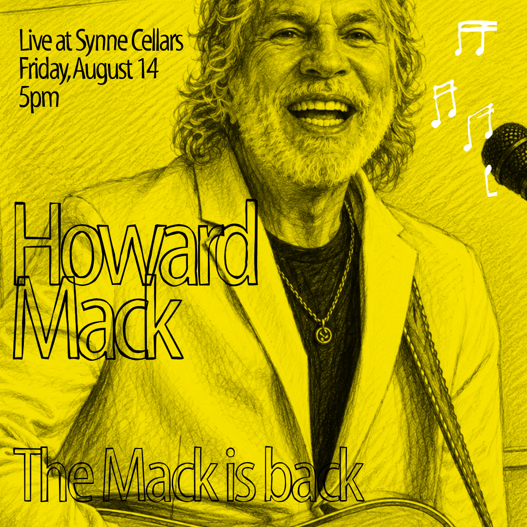 Favorite live music at Synne cellars on August 14 Howard Mack