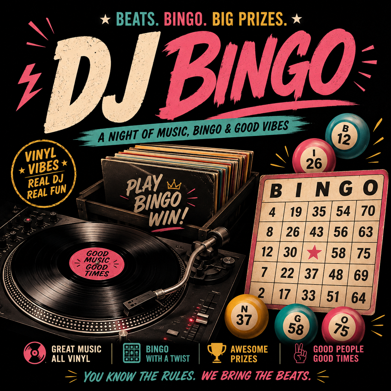 DJ Bingo at Synne Cellars