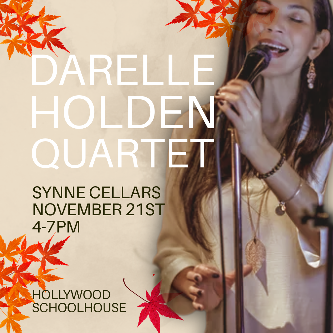 Darelle Holden Quartet at Synne Cellars November 21,2026